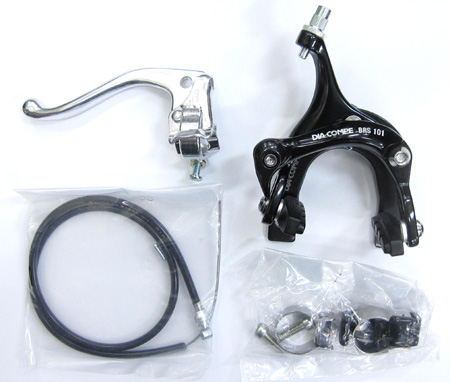 101 TRACK BRAKE SET FOR FRONT（丸フォーク用/ブレーキ本体ブラック）