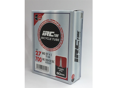 BICYCLE TUBE(WO 27×1・700×18-26C/FV80mm)