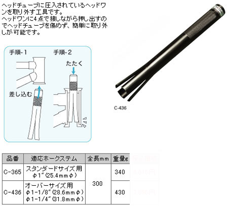 C-436（ヘッドワンポンチ）