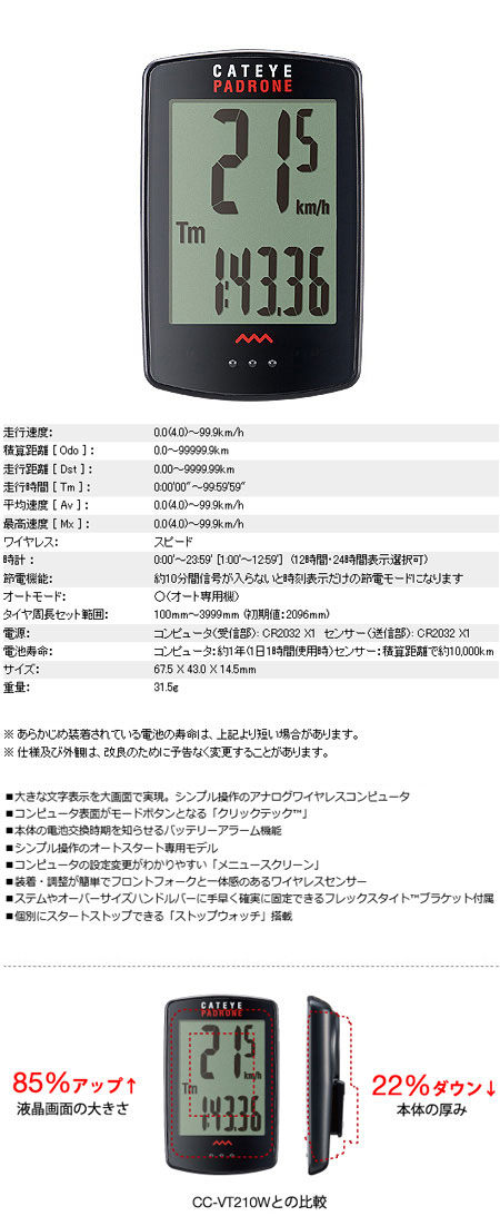 CC-PA100W（パドローネ/ブラック）