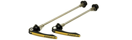 CNC クイック レリーズ セット（2点セット/リアエンド幅135mm/ブラック）