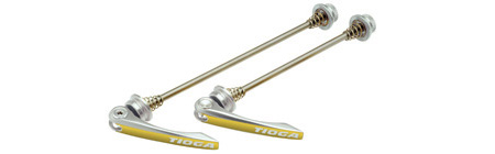 CNC クイック レリーズ セット（2点セット/リアエンド幅135mm/シルバー）