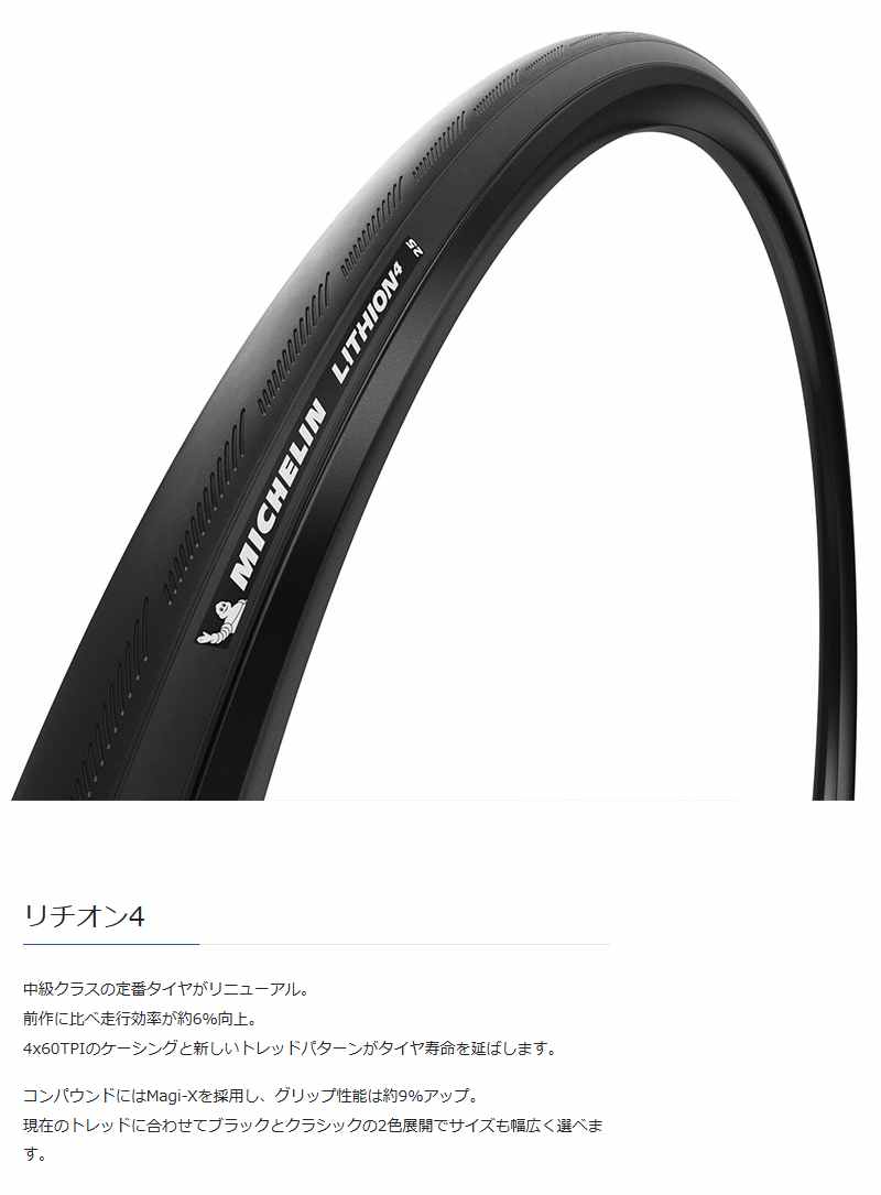 LITHION 4（ブラック/700×28C）