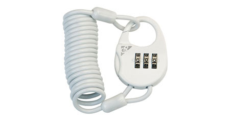 PL626 コンビネーション ロック（ホワイト/ホワイト ケーブル）