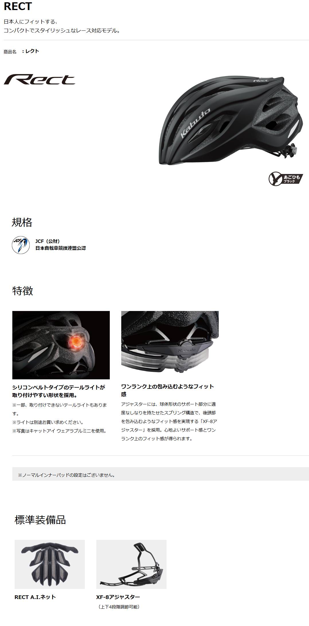 レクト（マットブラック）