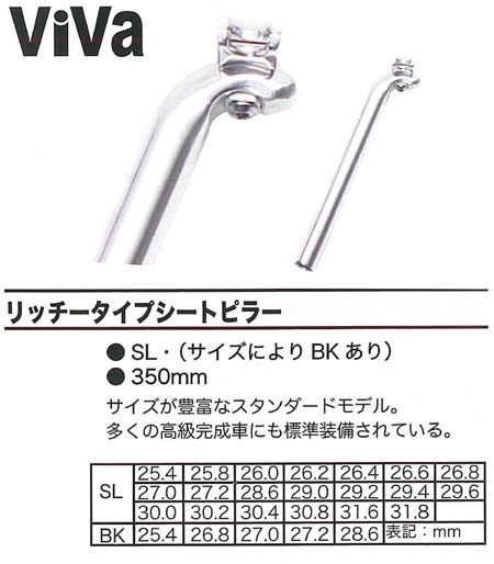 リッチータイプシートピラー