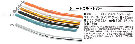 ショートフラットバー