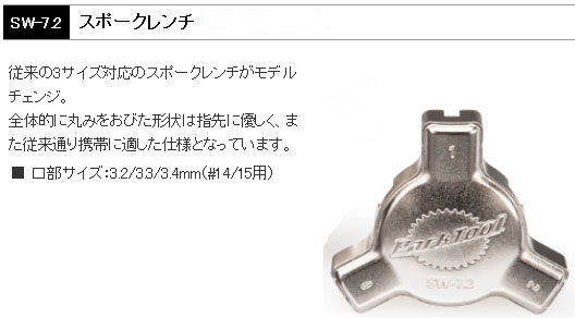 SW-7.2（スポークレンチ）