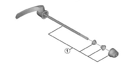 WH-RS700-C30-TL-F クイック軸組立品(133mm)