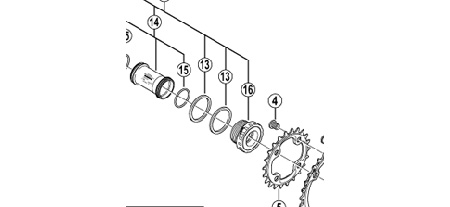 [XTR] FC-M960 スペーサー（2.5mm）