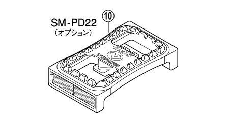 PD-M970/PD-M959/PD-M770/PD-M540/PD-M520/PD-M515 SM-PD22 リフレクターユニット（左右ペア）