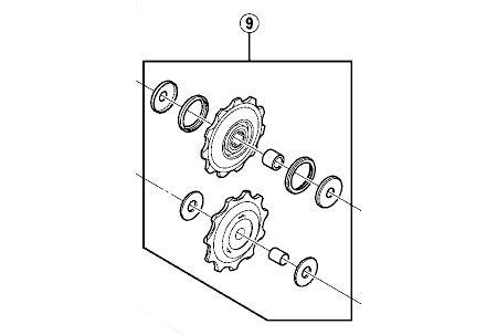 RD-6700 テンション & ガイドプーリーセット