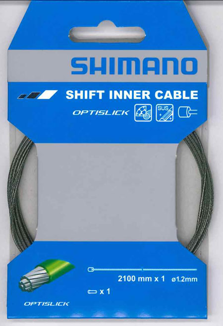 オプティスリックシフトインナーケーブル（1.2mm×2100mm/1パック）