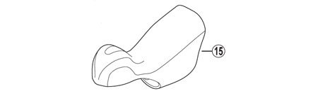 ST-6700 ブラケットカバー（ブラック/左右ペア）