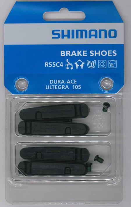 カートリッジタイプブレーキシュー用シューパッド R55C4（2ペア入）