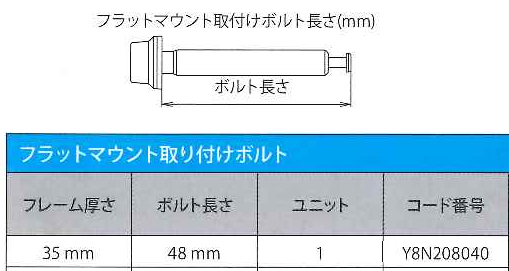 BR-RS505 キャリパー固定ボルトC(35mm)