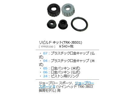 リビルド キット(TRK-JBS01)