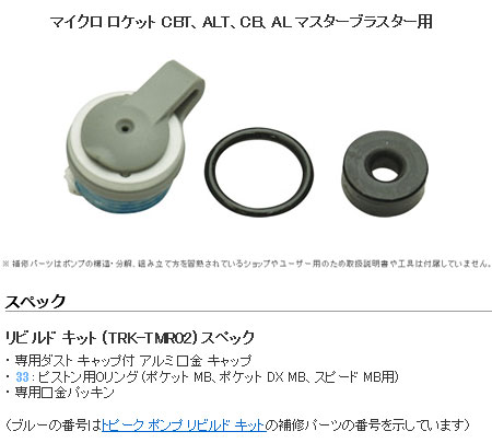 リビルド キット(TRK-TMR02)